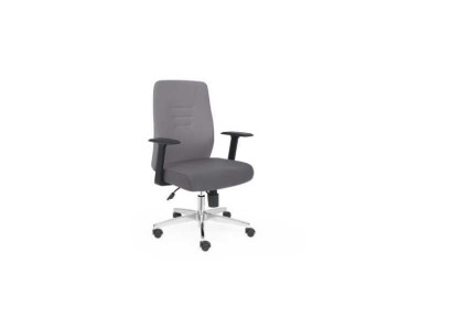 Chaise de bureau grise Chaise de jeu en tissu Chaise de bureau pivotante Chaise exécutive nouvelle